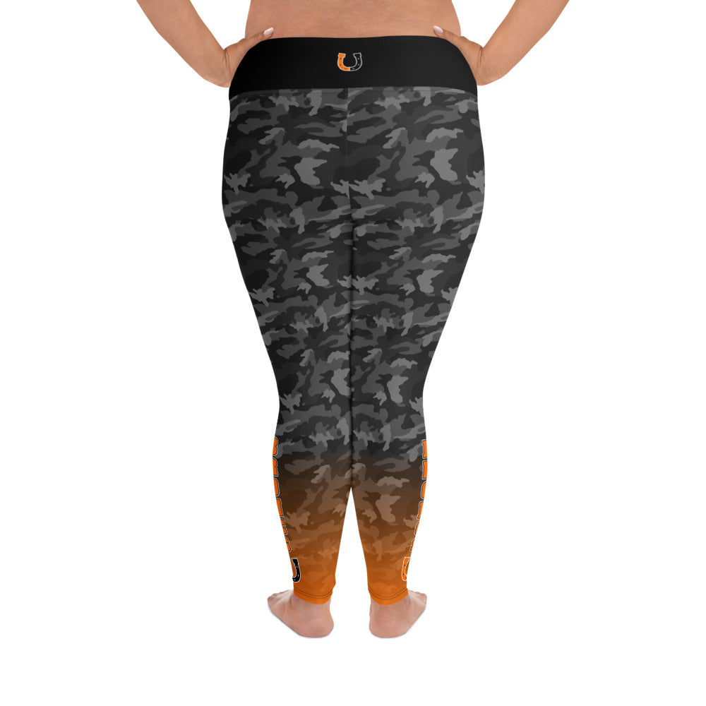 BSH Plus Size Camo Leggings - Senior Broncs