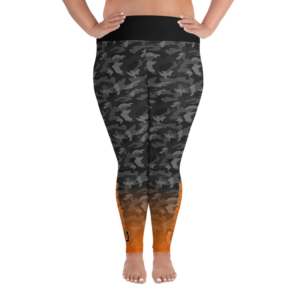 BSH Plus Size Camo Leggings - Senior Broncs