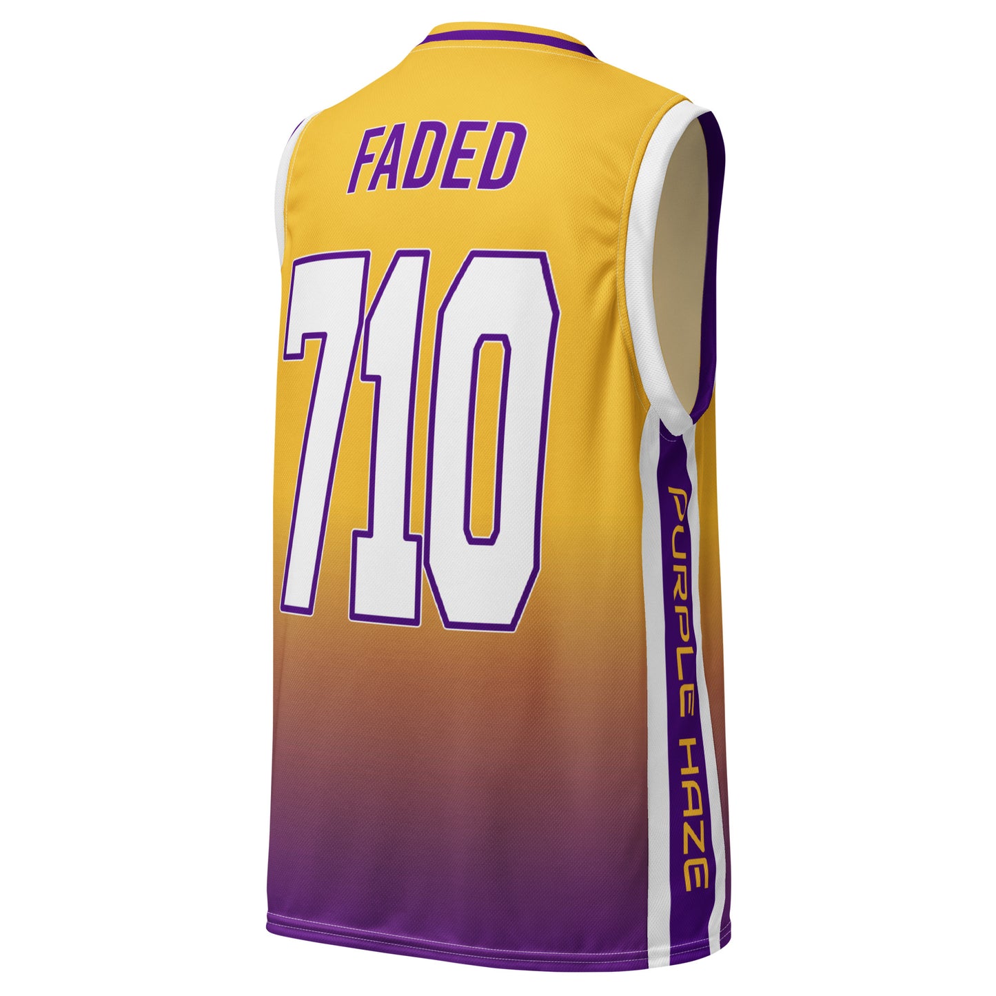 Purple Haze Recycled Unisex Basketball Jersey