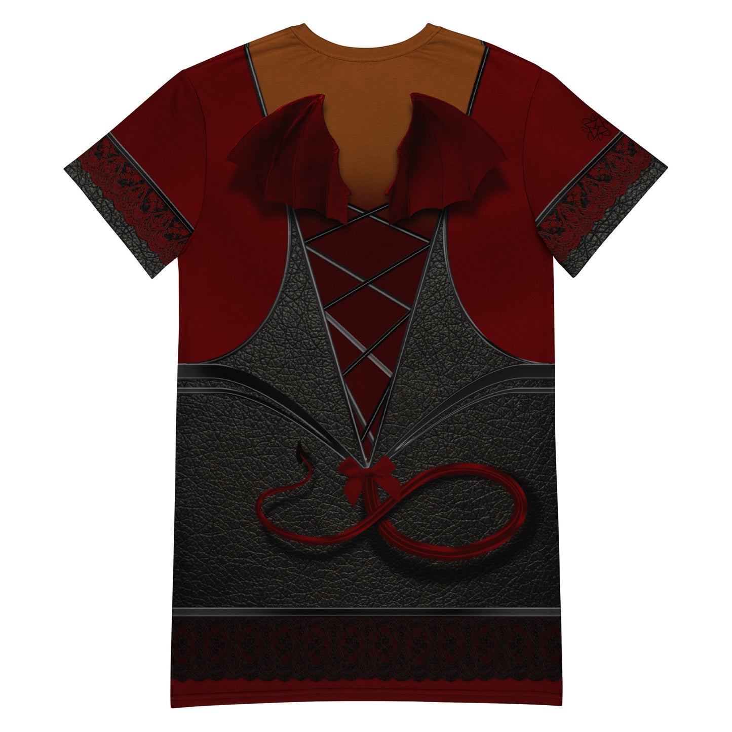 Pajamgeries T-shirt Dress - Bad Girl - Canela