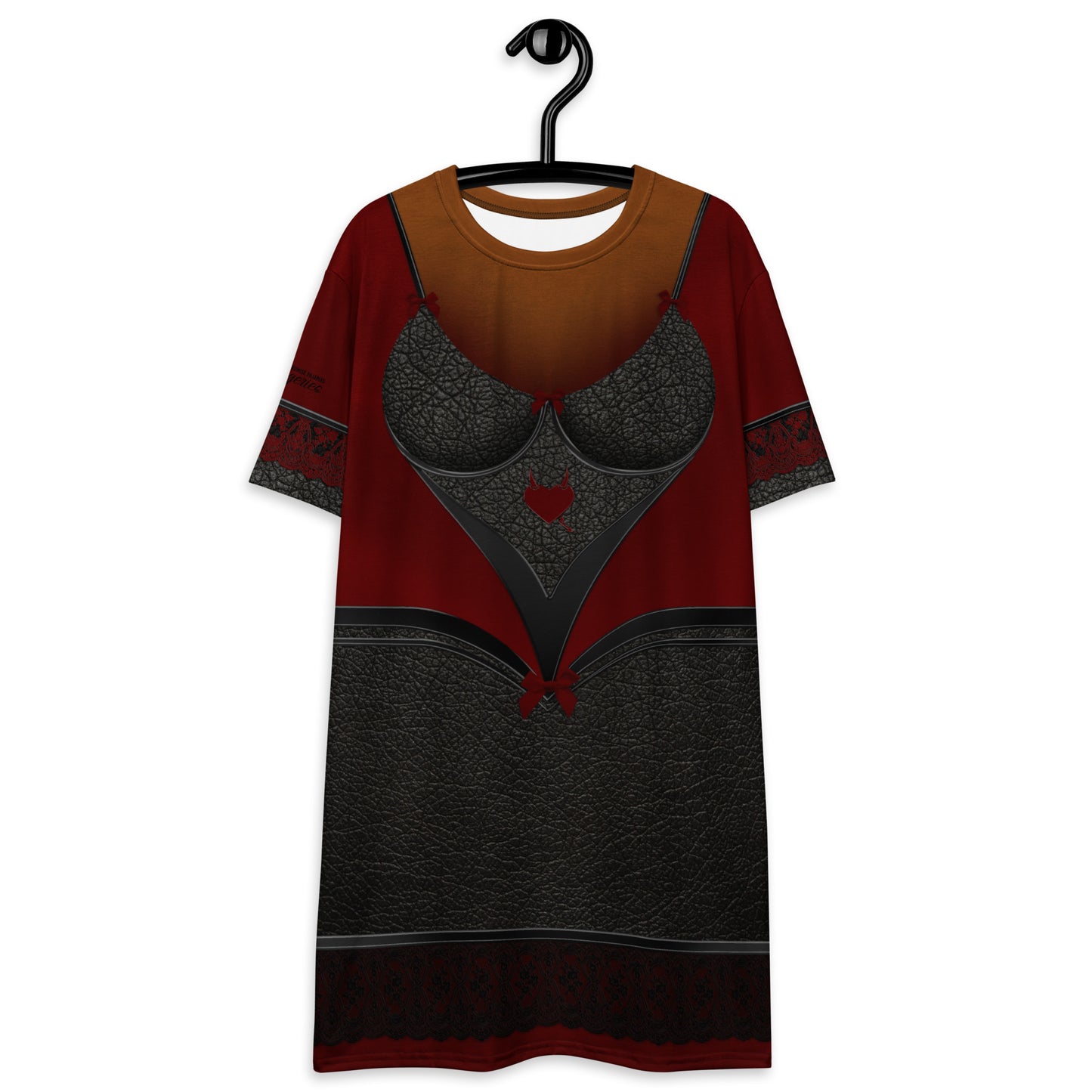 Pajamgeries T-shirt Dress - Bad Girl - Canela