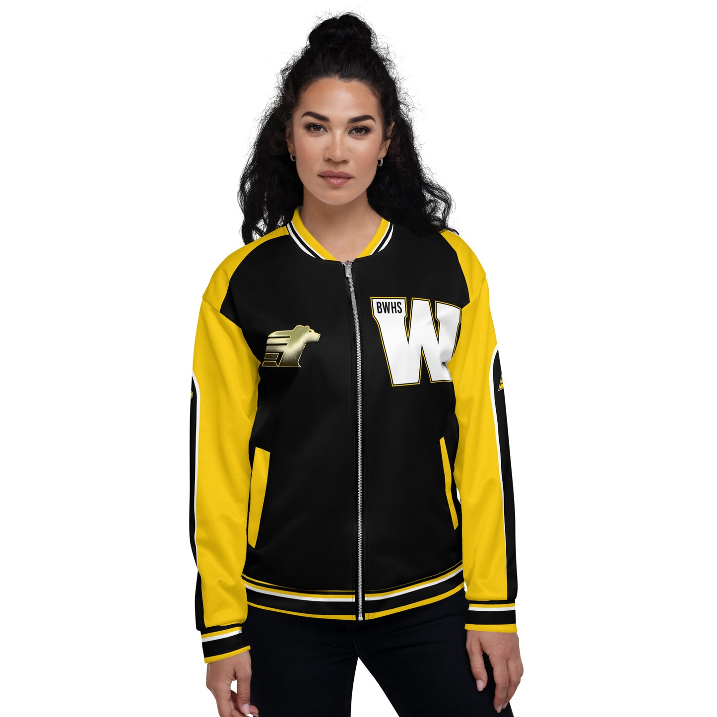 BWHS Unisex Bomber Jacket - Golden Bears