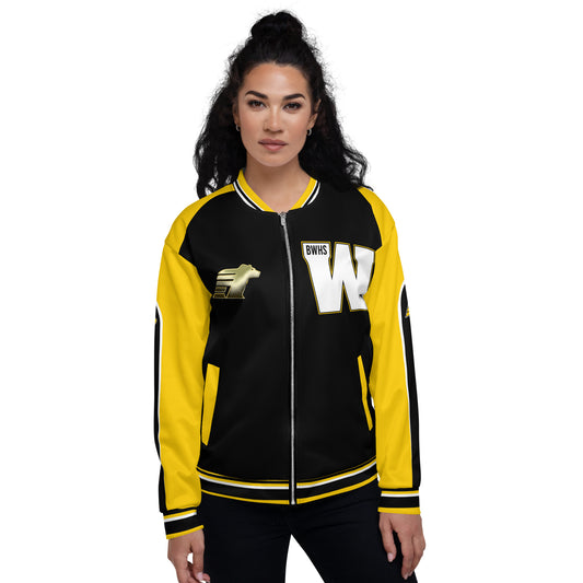 BWHS Unisex Bomber Jacket - Golden Bears
