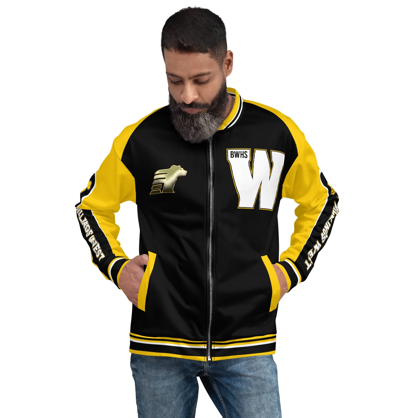 BWHS Unisex Bomber Jacket - Golden Bears