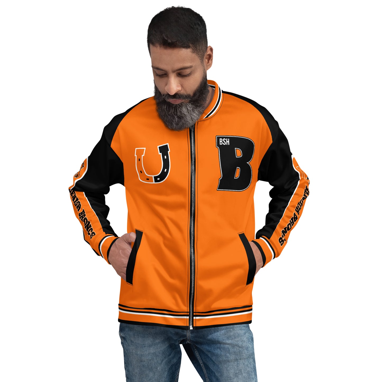 BSH Unisex Bomber Jacket - Senior Broncs
