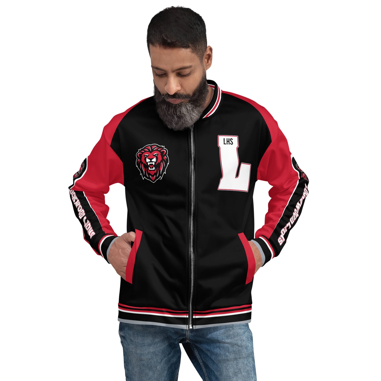 LHS Unisex Bomber Jacket - Lockwood Lions