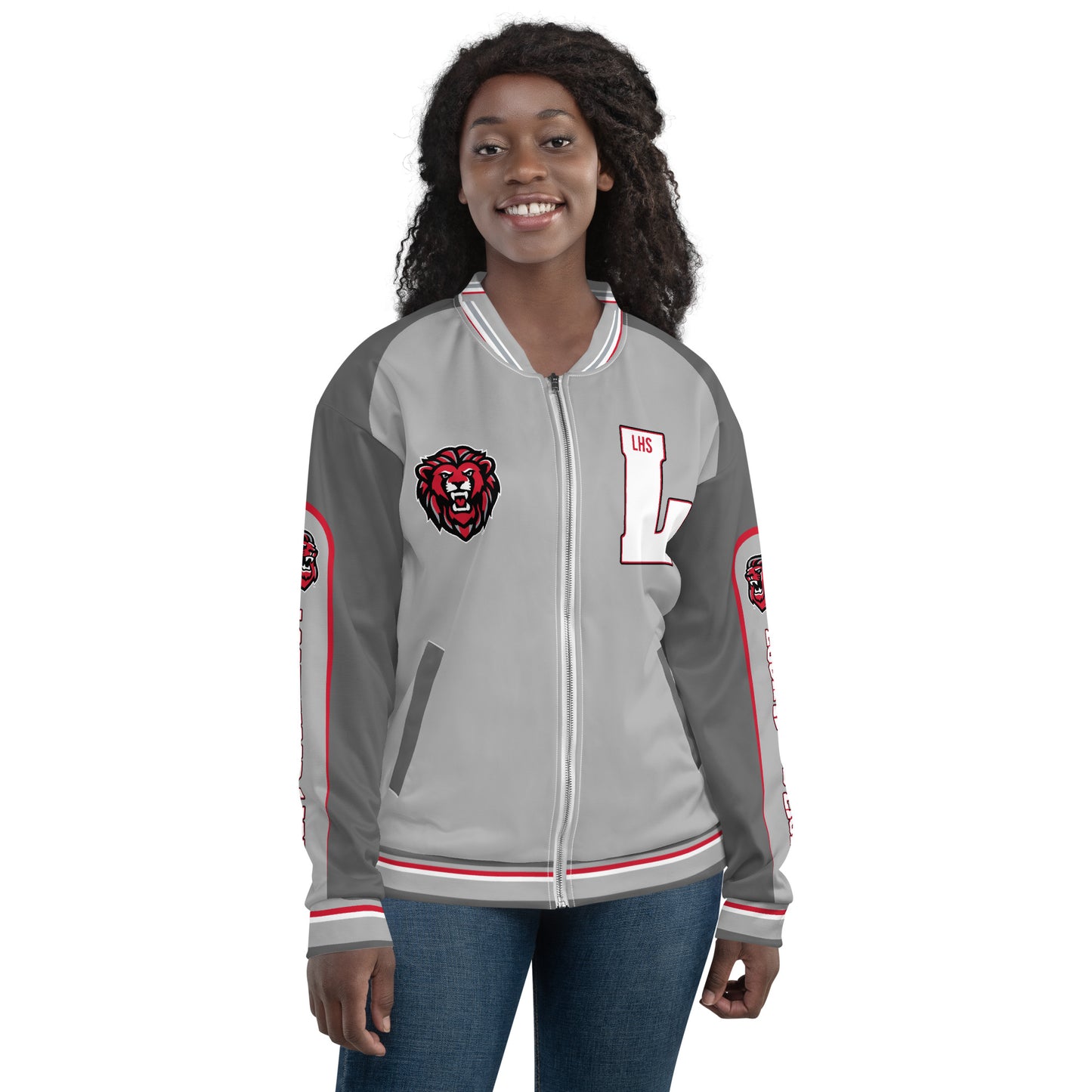 LHS Unisex Bomber Jacket - Lockwood Lions