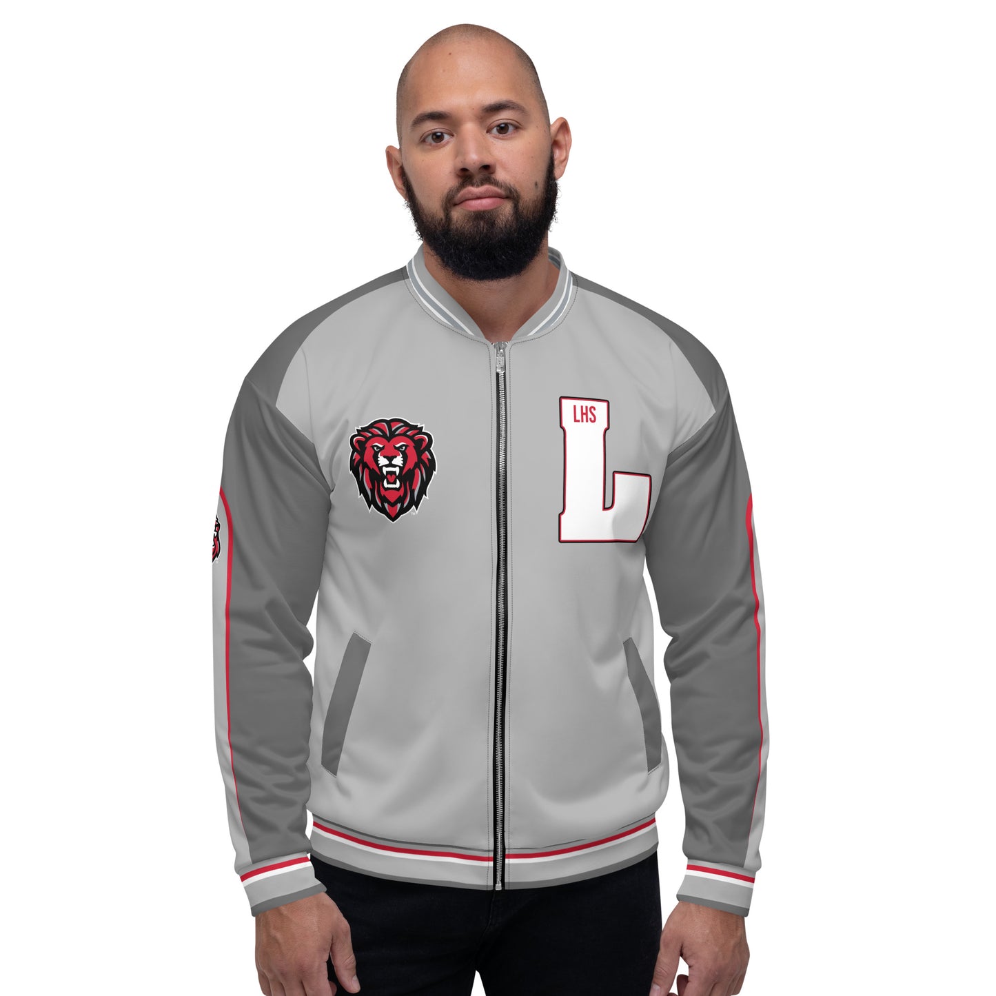 LHS Unisex Bomber Jacket - Lockwood Lions