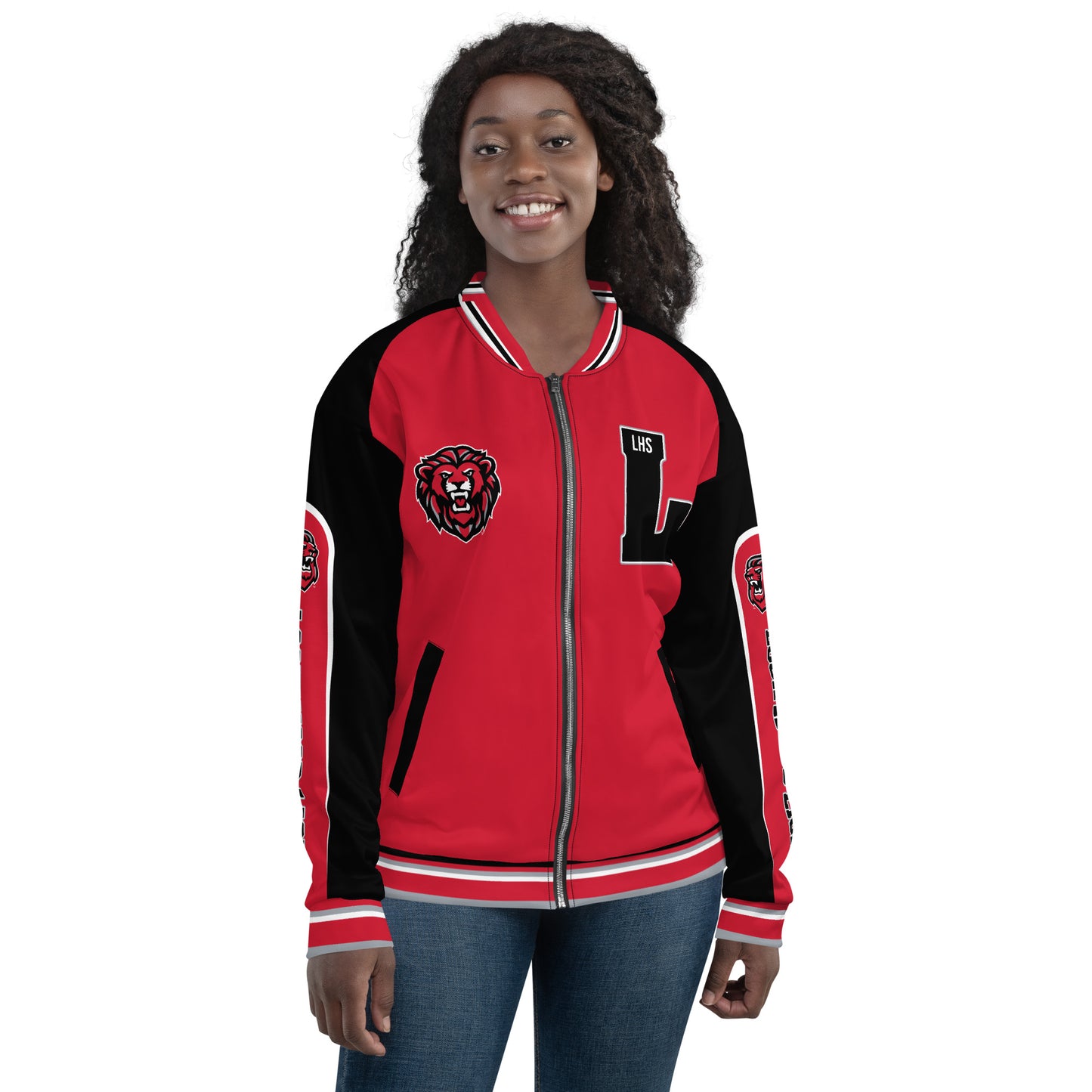 LHS Unisex Bomber Jacket - Lockwood Lions