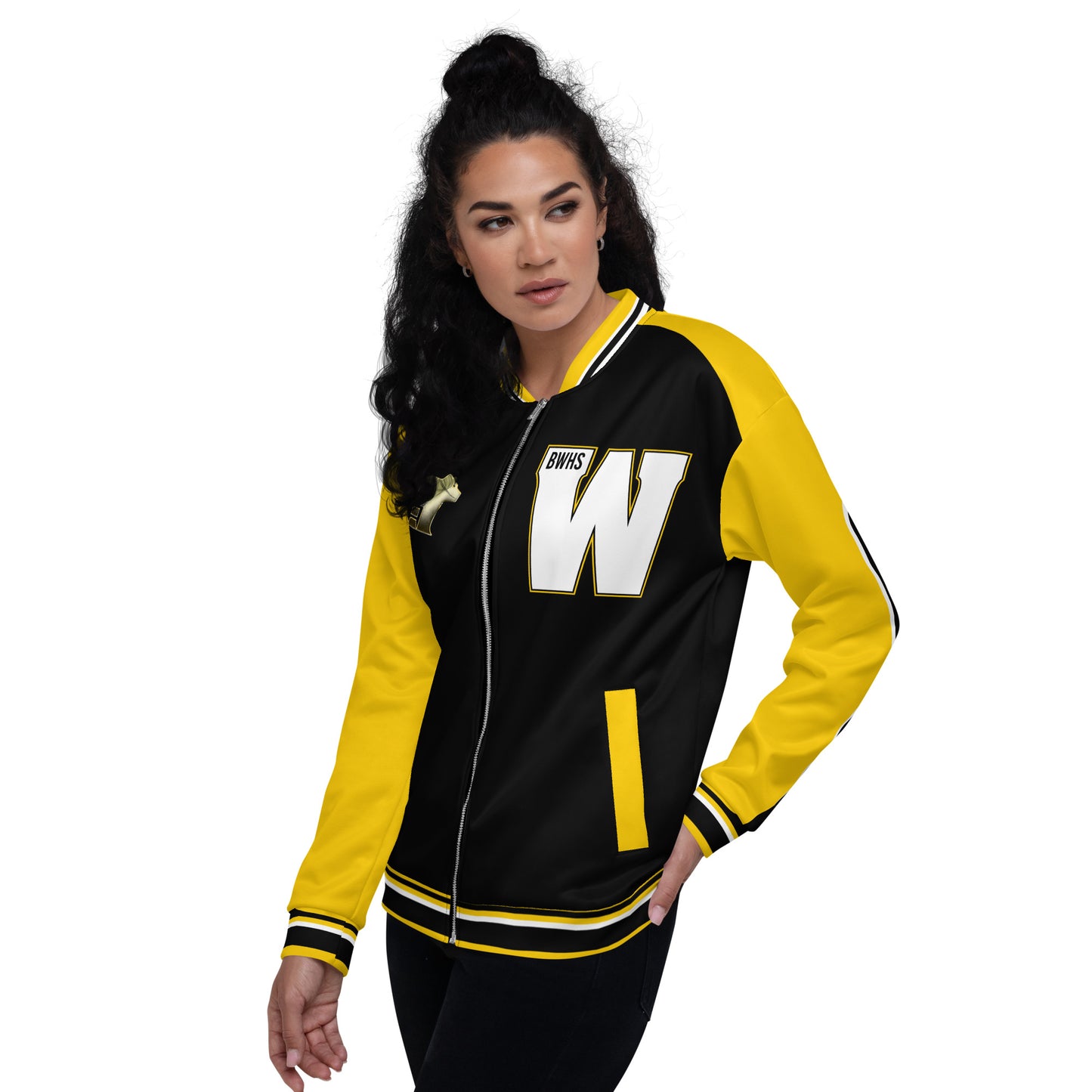 BWHS Unisex Bomber Jacket - Golden Bears
