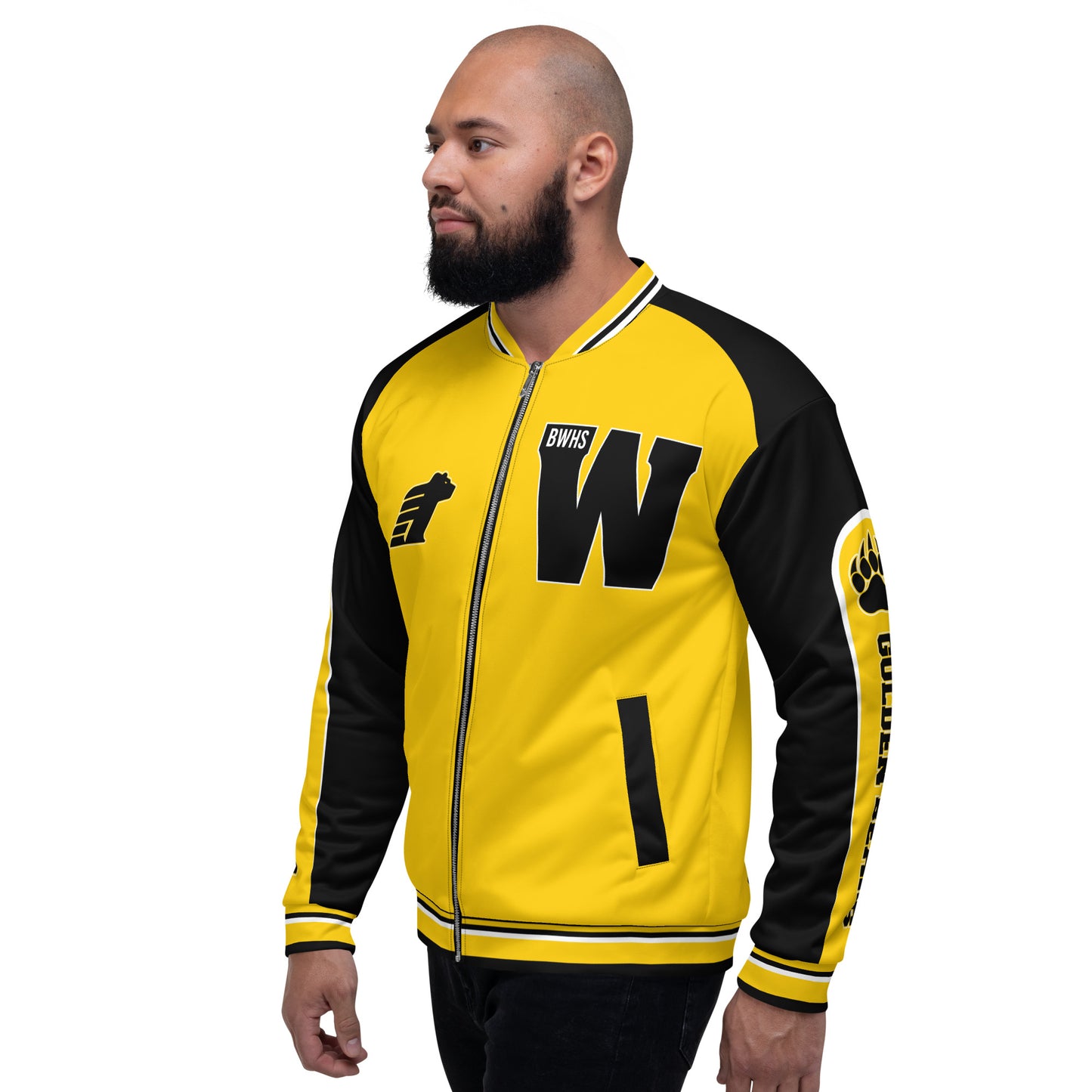 BWHS Unisex Bomber Jacket - Golden Bears