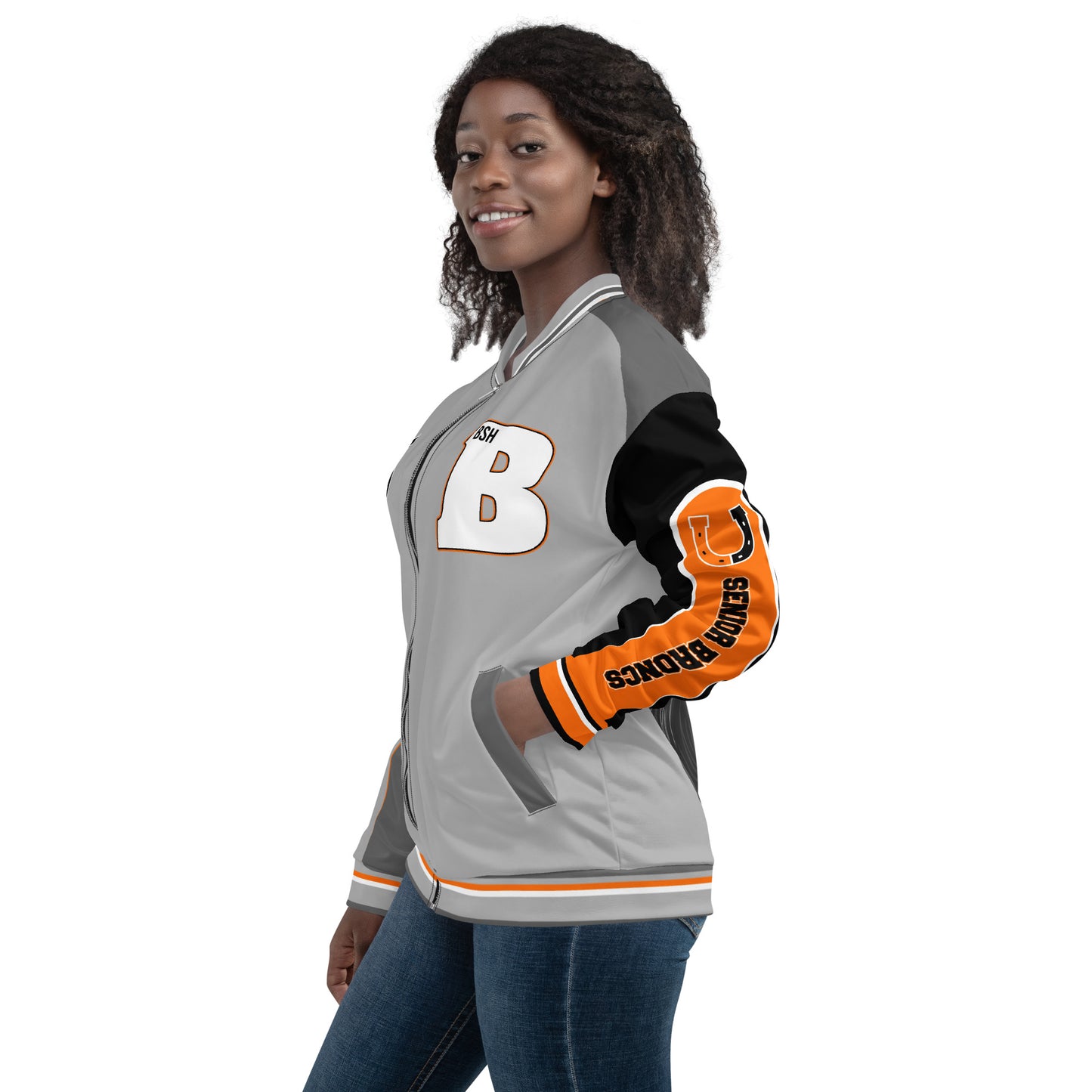 BSH Unisex Bomber Jacket - Senior Broncs
