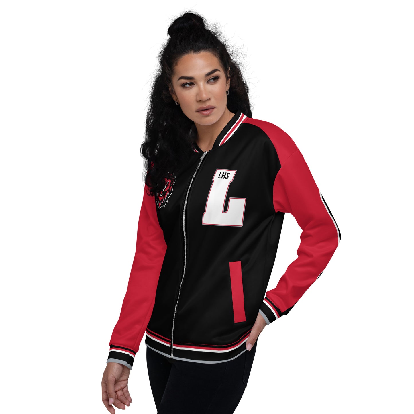 LHS Unisex Bomber Jacket - Lockwood Lions