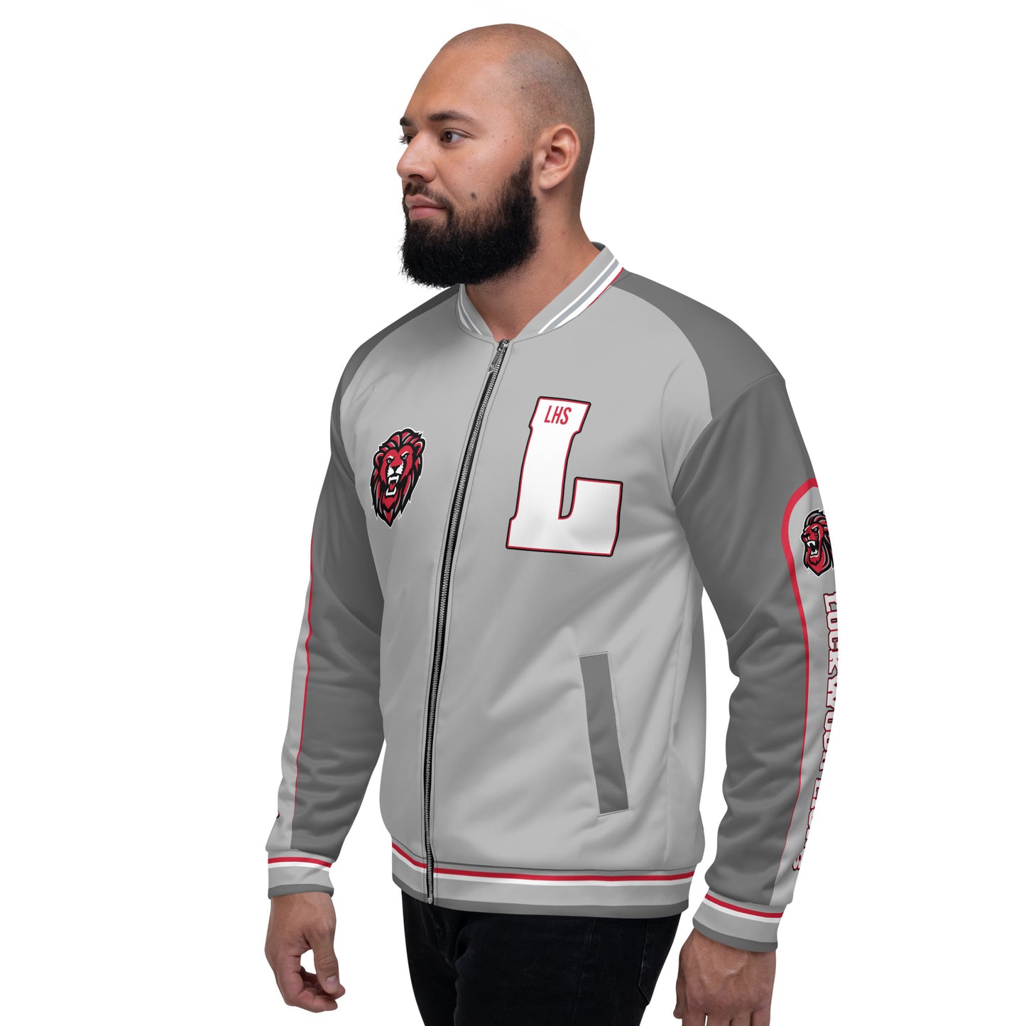 LHS Unisex Bomber Jacket - Lockwood Lions