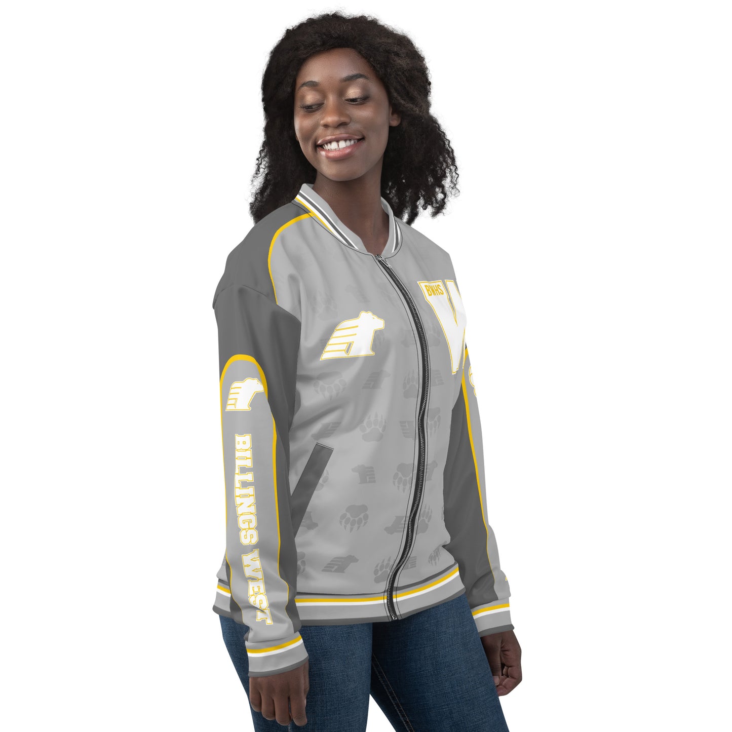 BWHS Unisex Bomber Jacket - Golden Bears