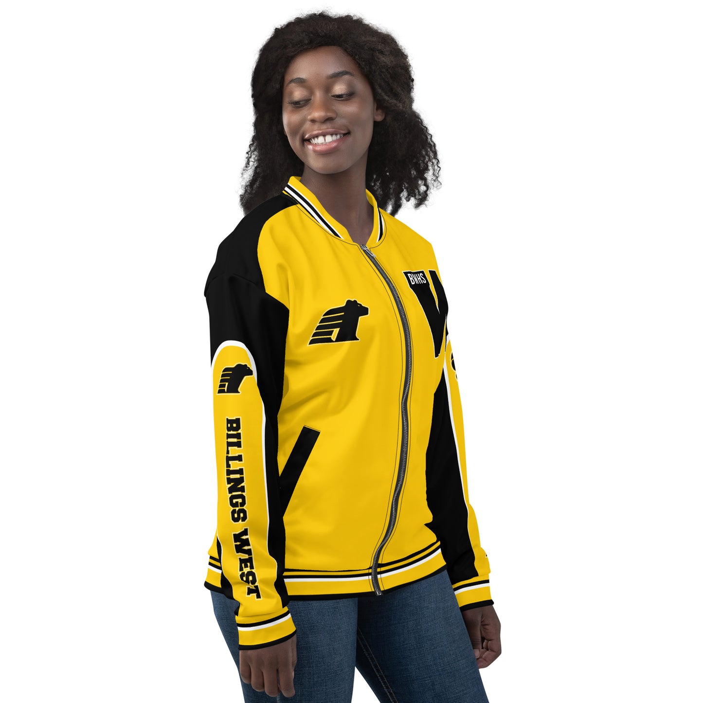 BWHS Unisex Bomber Jacket - Golden Bears
