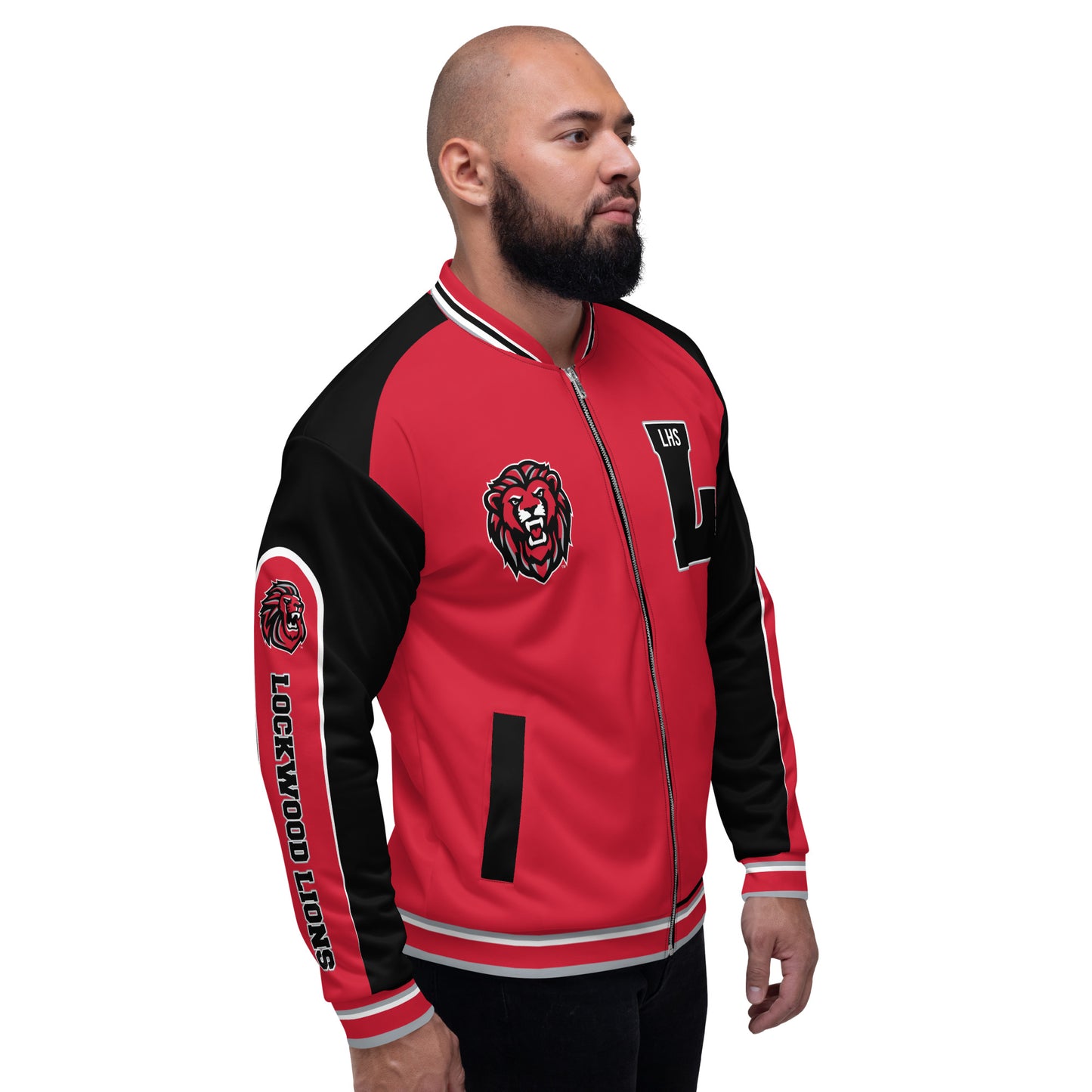 LHS Unisex Bomber Jacket - Lockwood Lions
