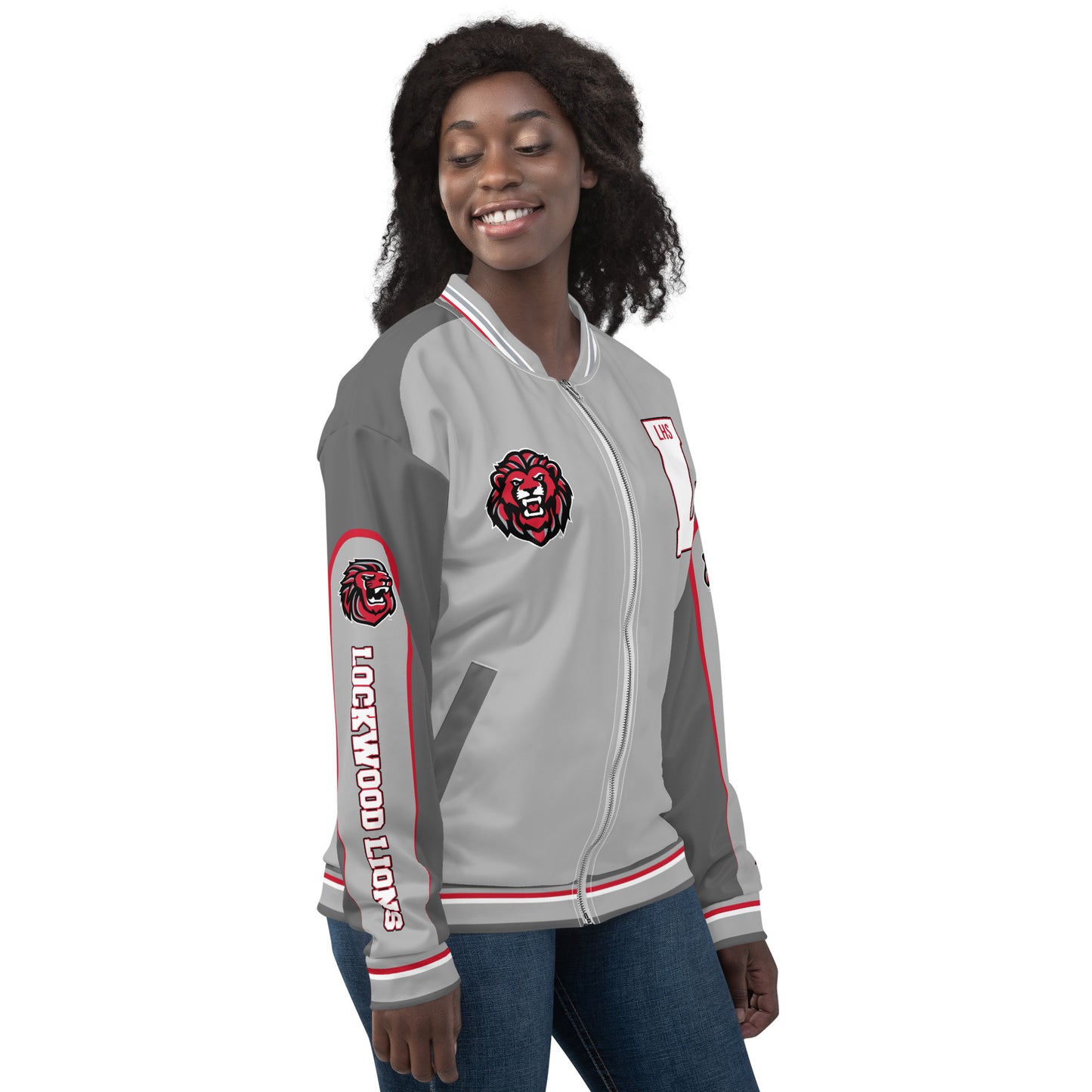 LHS Unisex Bomber Jacket - Lockwood Lions