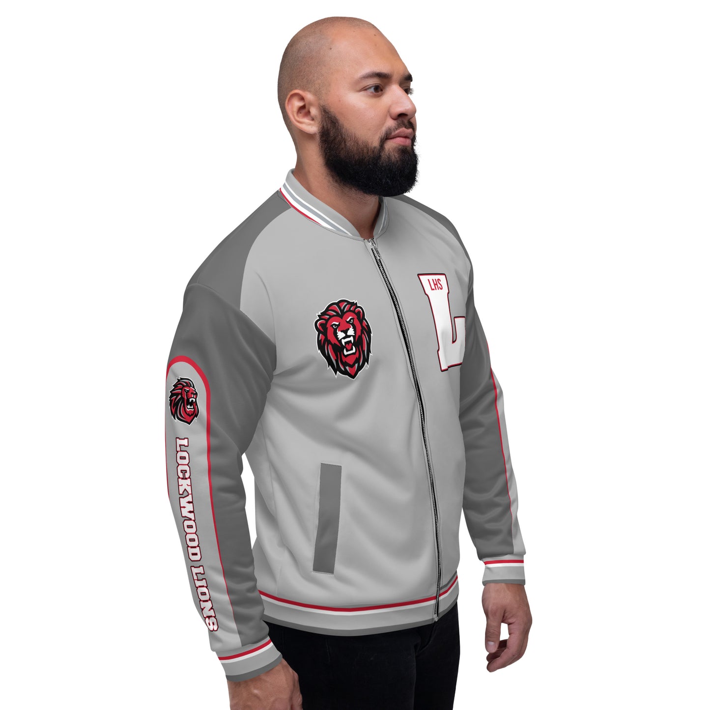 LHS Unisex Bomber Jacket - Lockwood Lions