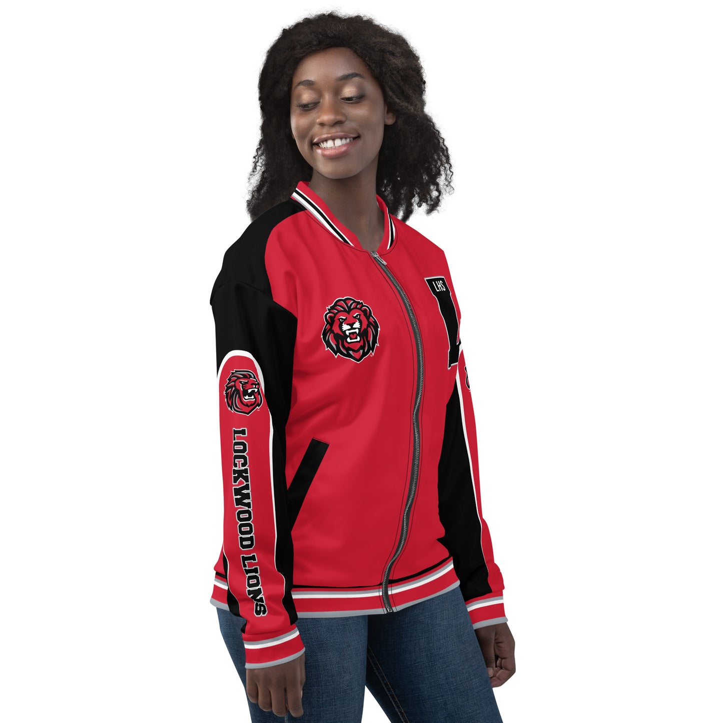 LHS Unisex Bomber Jacket - Lockwood Lions