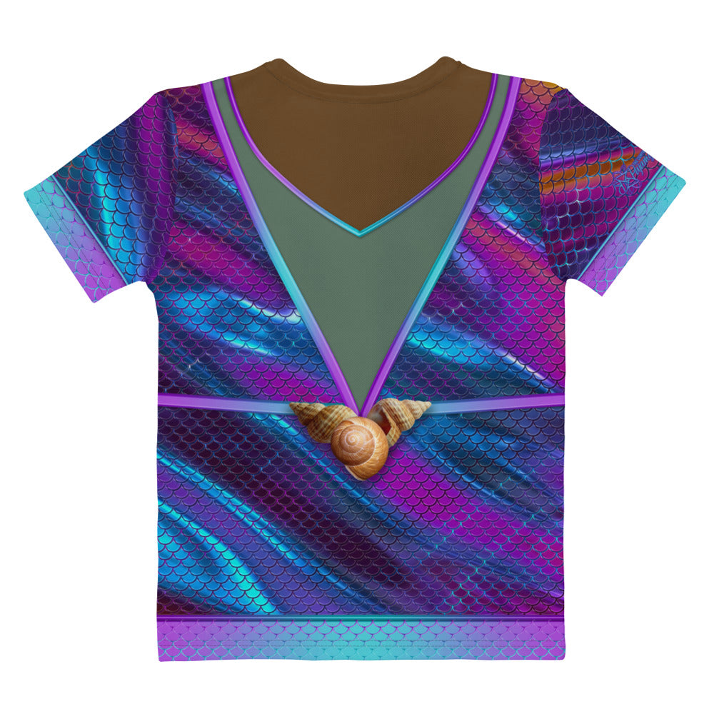 Pajamgeries Women's T-shirt - Mermaid - Ebony