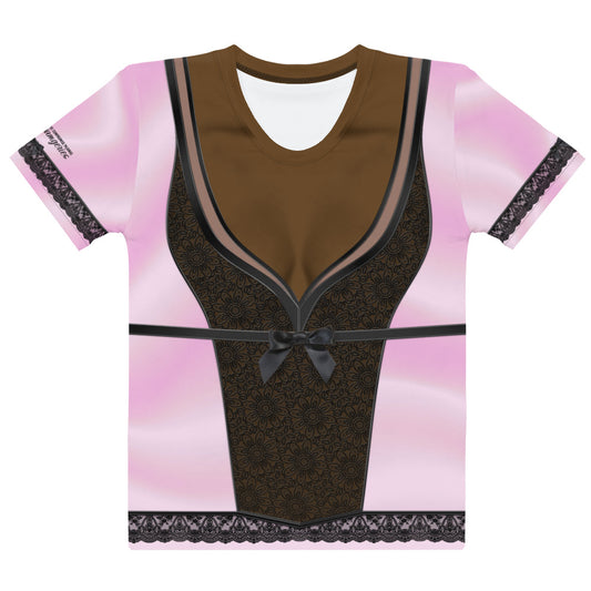 Pajamgeries Women's T-shirt - Pink and Black - Ebony
