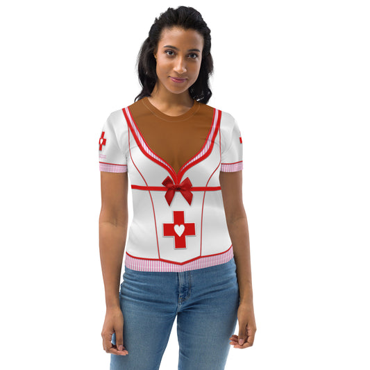 Pajamgeries Women's T-shirt - Night Nurse - Canela