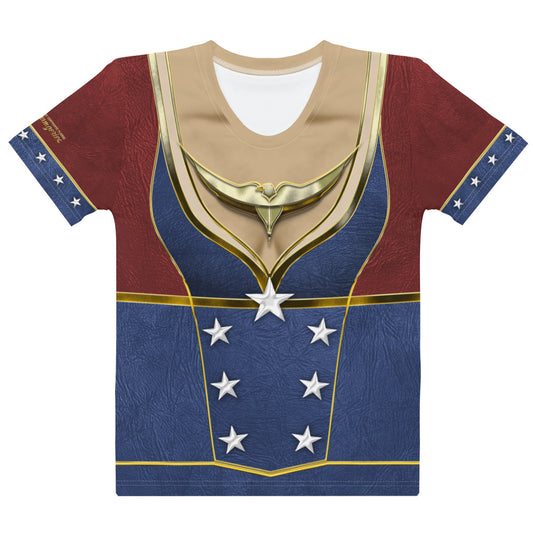 Pajamgeries Women's T-shirt - Superheroine - Mediterranean