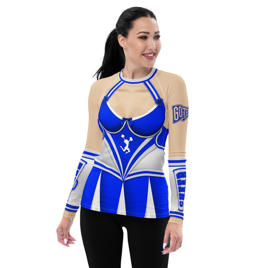 Pajamgeries Women's Rash Guard - Cheerleader - Ivory