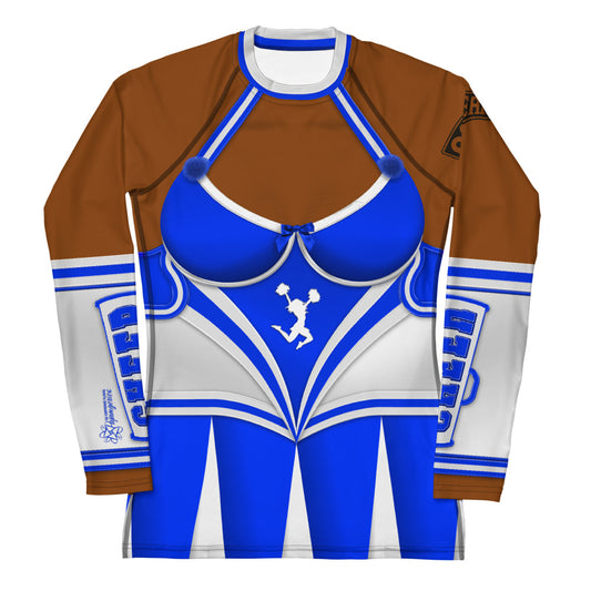 Pajamgeries Women's Rash Guard - Cheerleader - Canela
