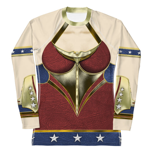 Pajamgeries Women's Rash Guard - Superheroine - Hanami