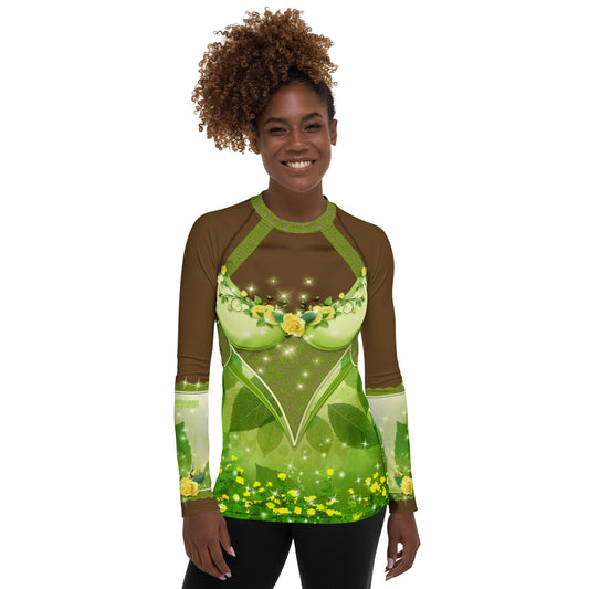 Pajamgeries Women's Rash Guard - Pixie - Ebony