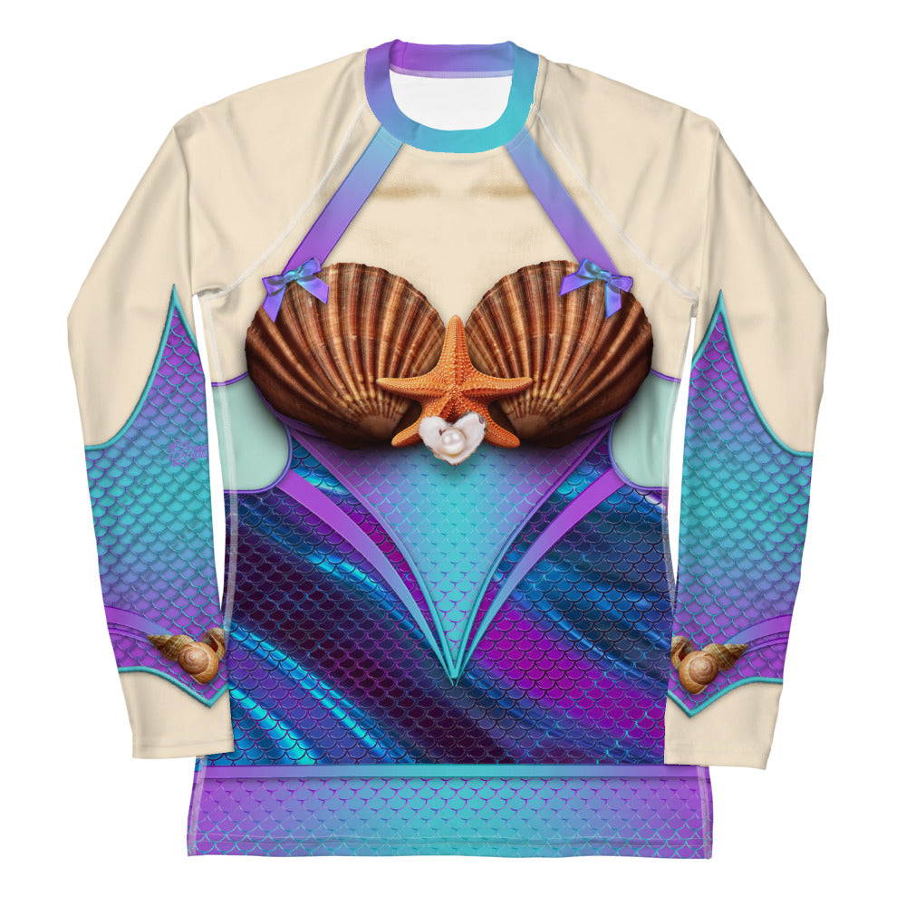 Pajamgeries Women's Rash Guard - Mermaid - Hanami