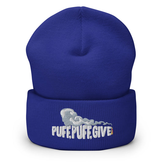 Puff, Puff, Give Cuffed Beanie