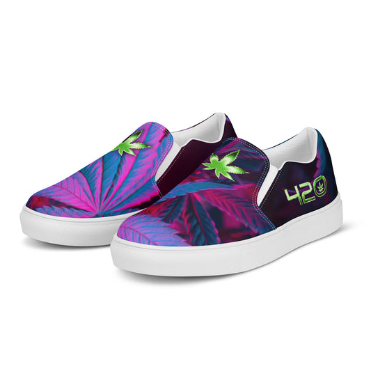 Dayglow Comfort Men’s Slip-on Canvas Shoes