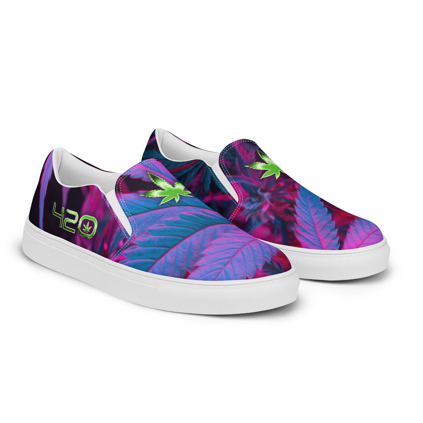 Dayglow Comfort Men’s Slip-on Canvas Shoes