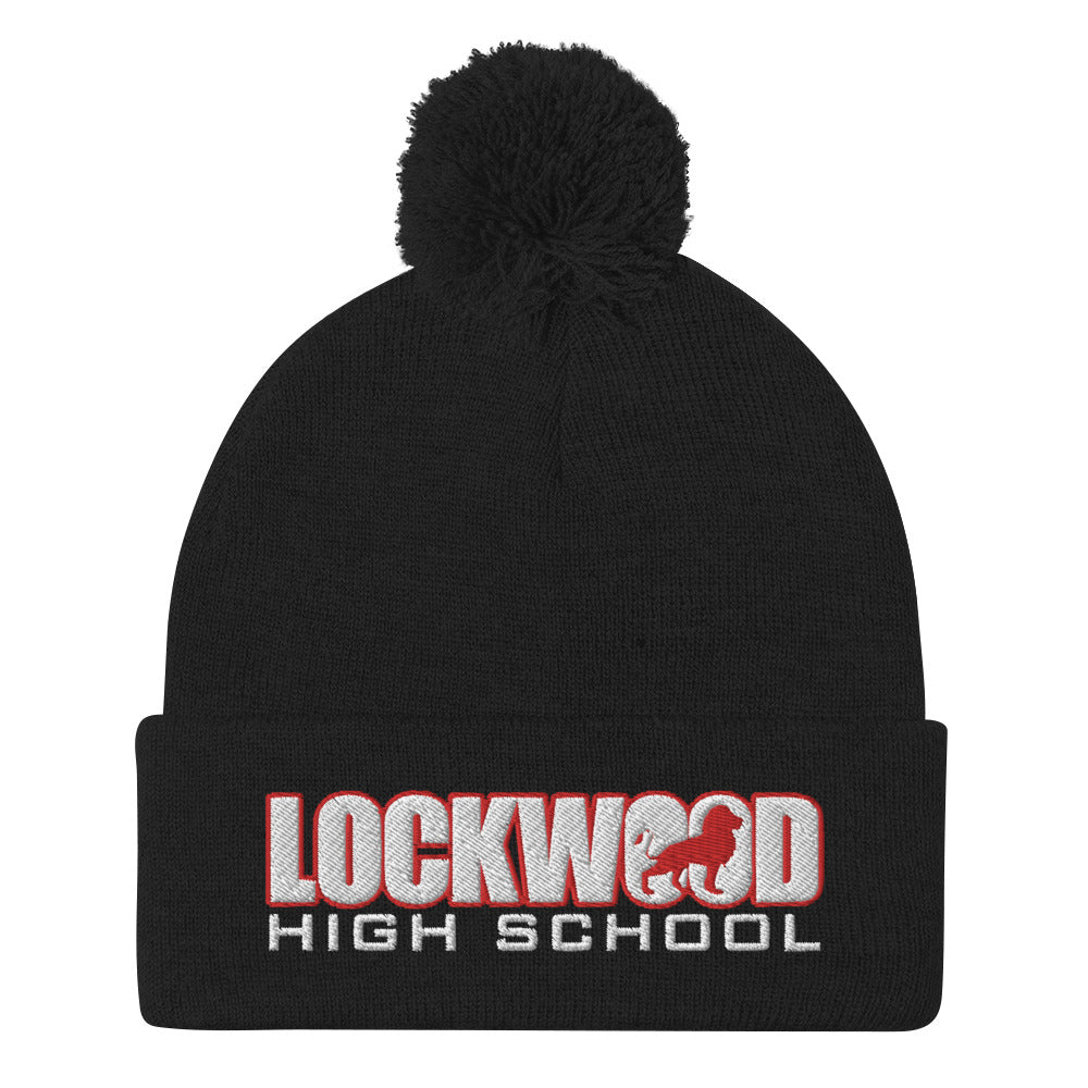 LHS Pom-Pom Beanie - Lockwood Lions