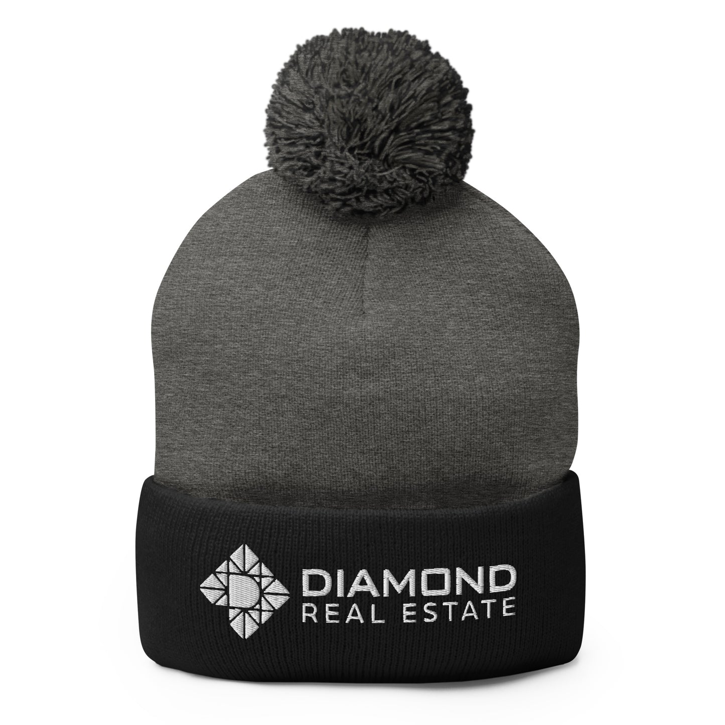 Diamond Real Estate Pom-Pom Beanie