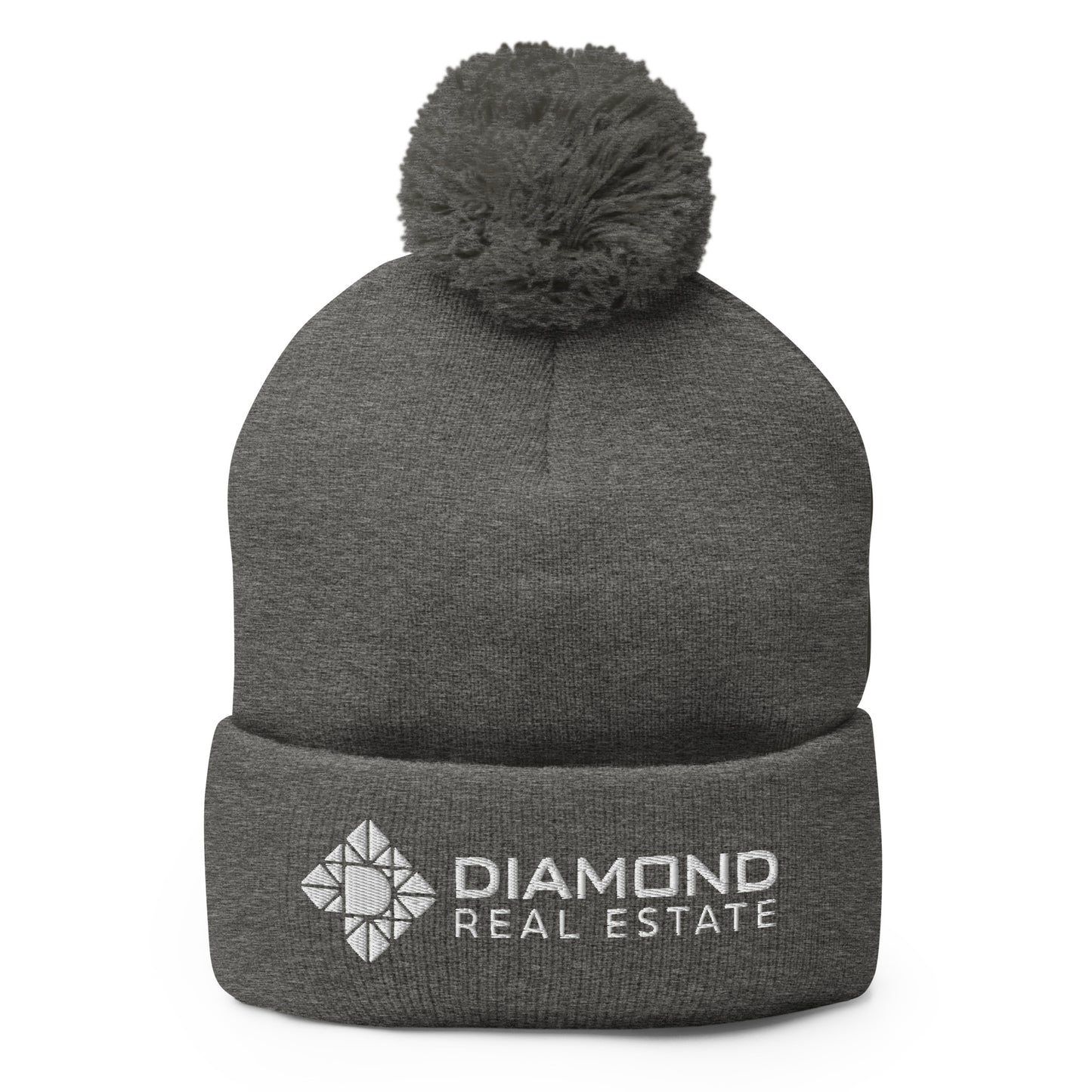 Diamond Real Estate Pom-Pom Beanie