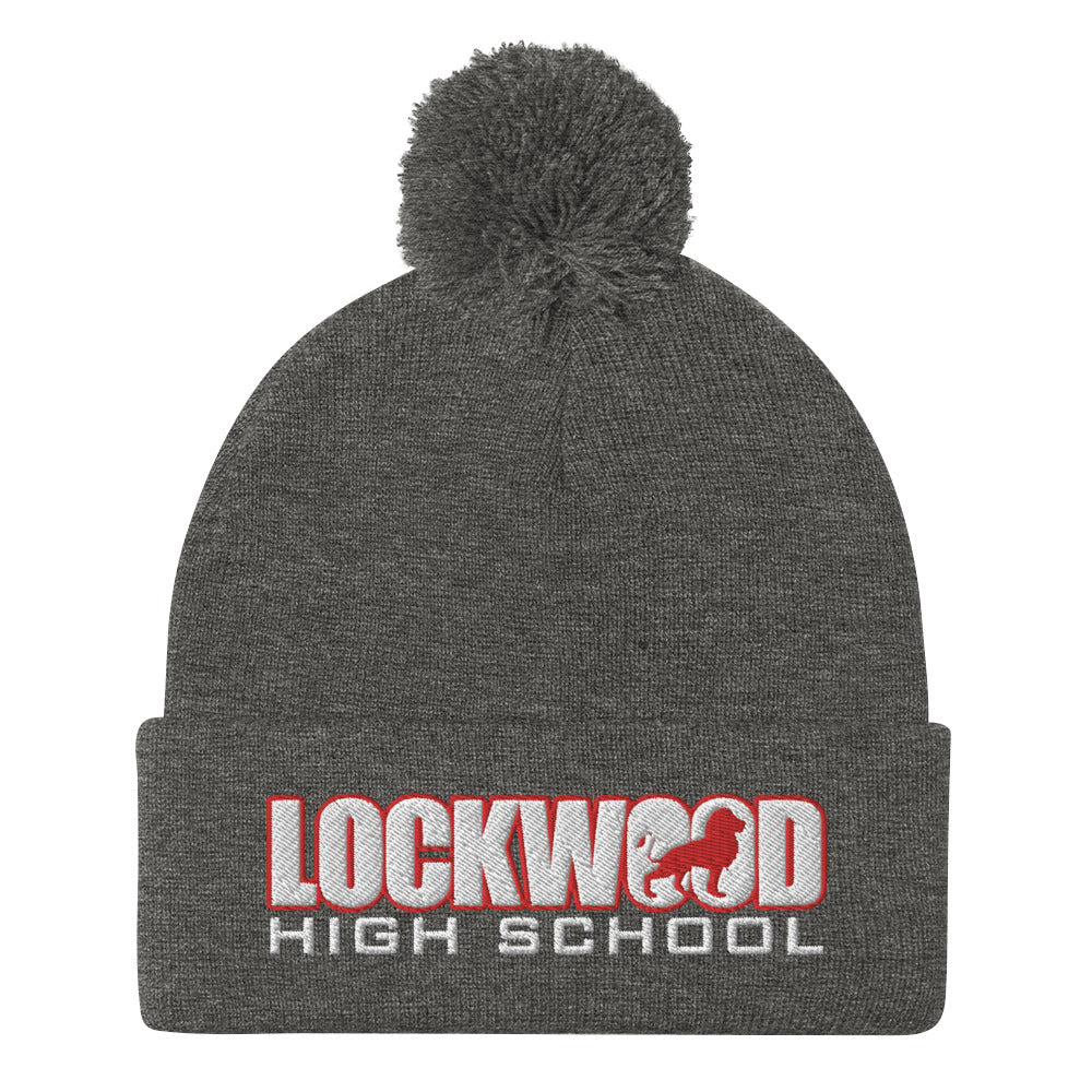 LHS Pom-Pom Beanie - Lockwood Lions