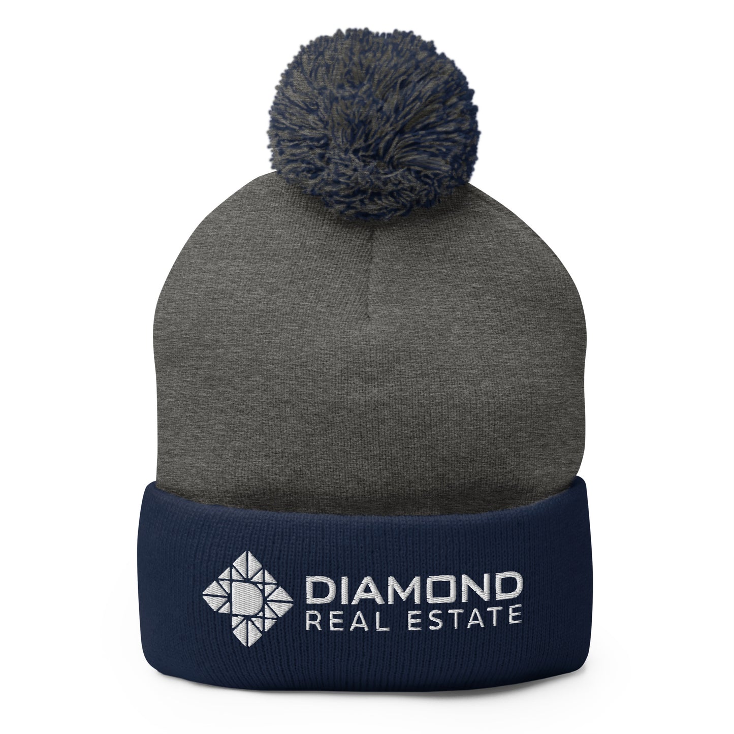 Diamond Real Estate Pom-Pom Beanie