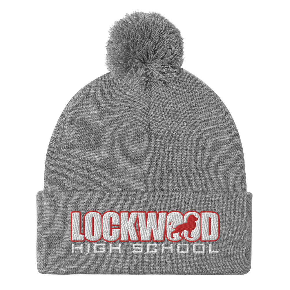 LHS Pom-Pom Beanie - Lockwood Lions