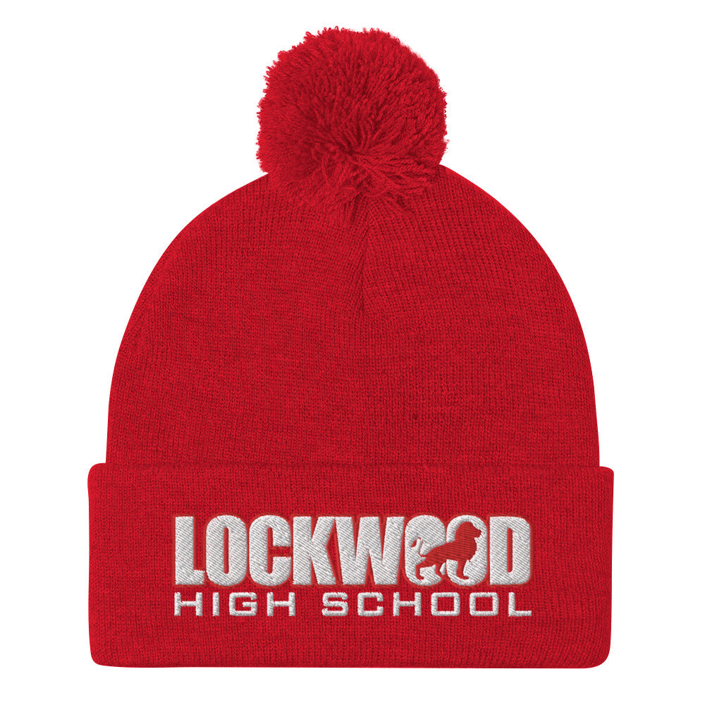 LHS Pom-Pom Beanie - Lockwood Lions