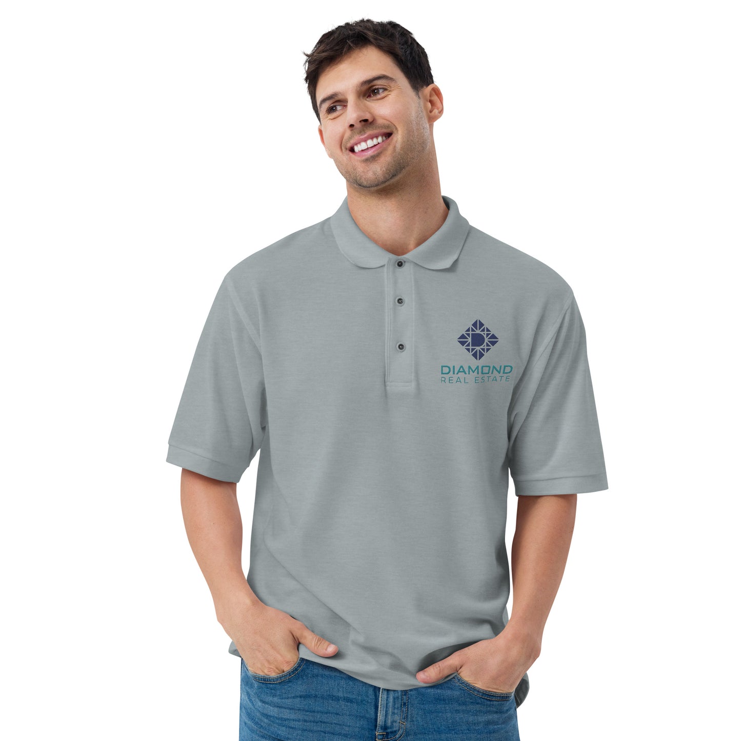 Diamond Real Estate Men's Premium Polo