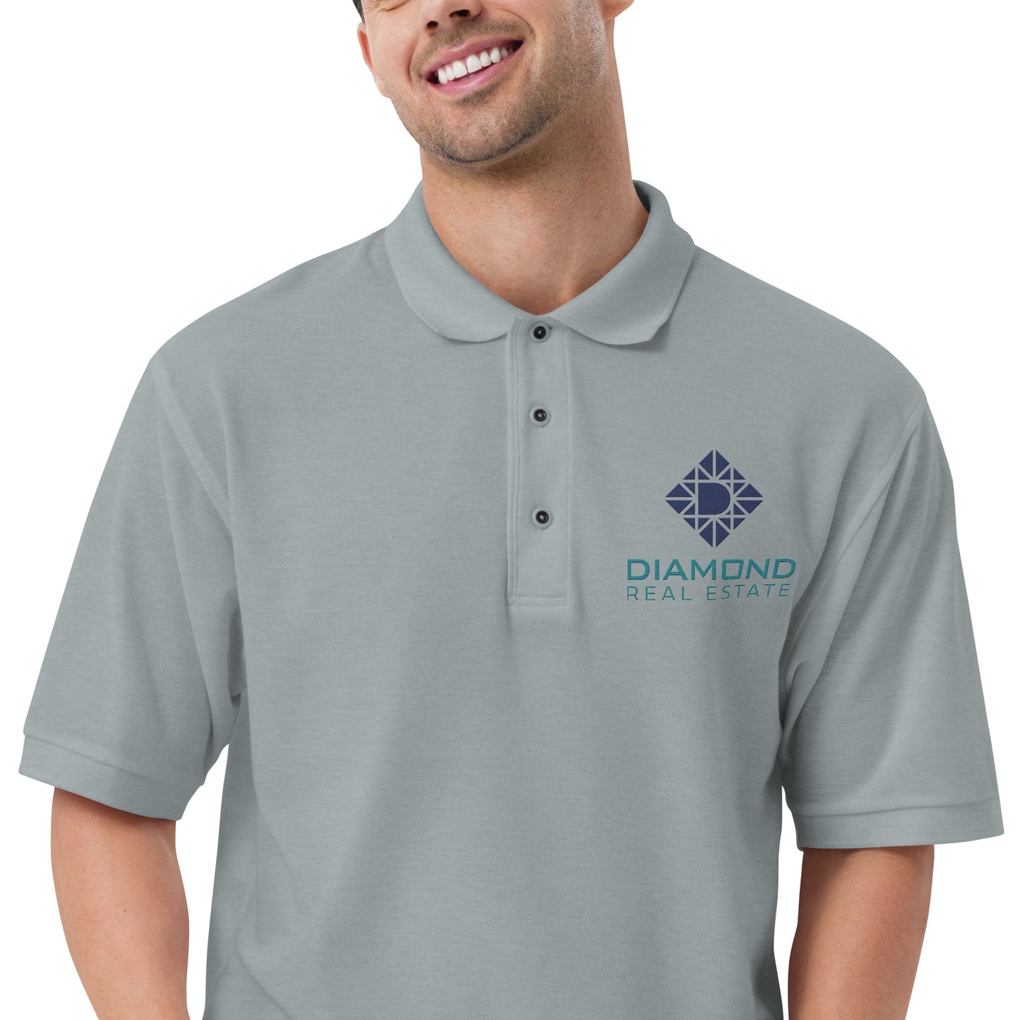 Diamond Real Estate Men's Premium Polo