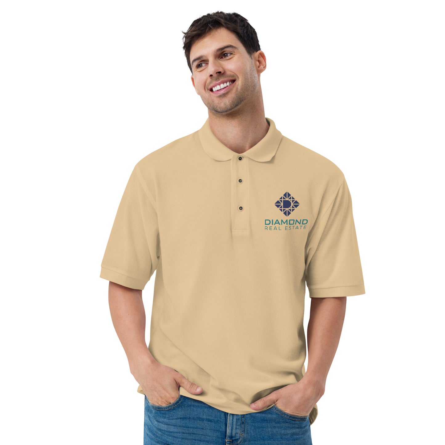 Diamond Real Estate Men's Premium Polo