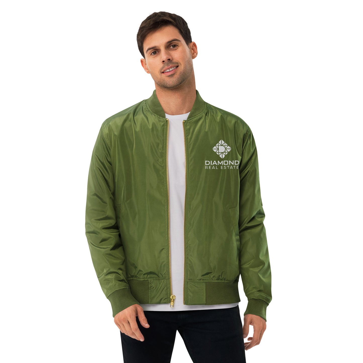Diamond Real Estate Premium Recycled Bomber Jacket