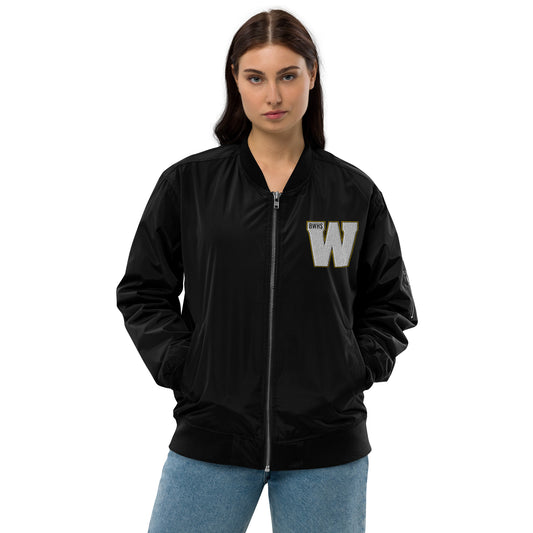 BWHS Premium Recycled Bomber Jacket - Golden Bears