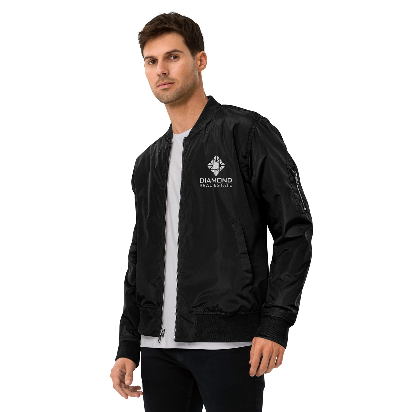 Diamond Real Estate Premium Recycled Bomber Jacket