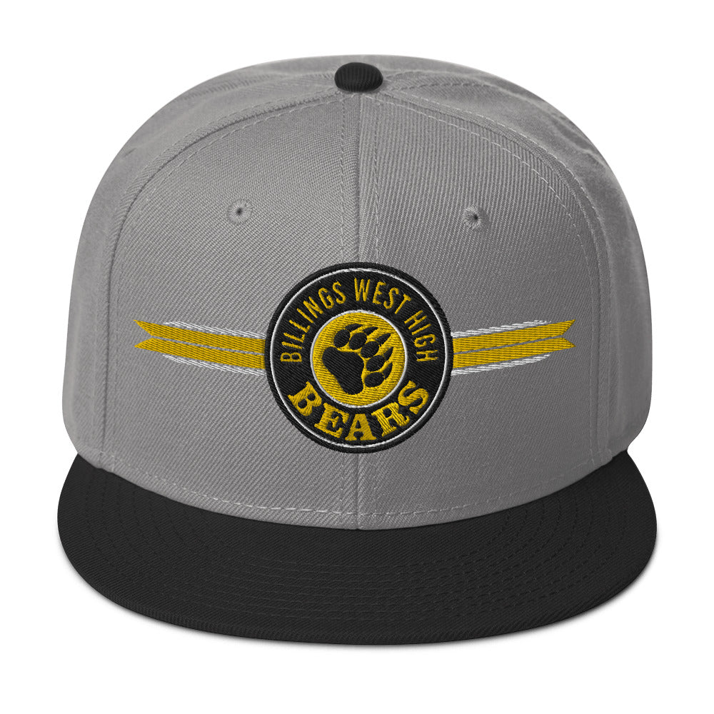 BWHS Snapback Hat - Golden Bears Emblem